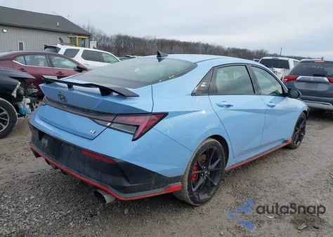 2025 Hyundai Elantra N z USA, uszkodzony, nr VIN KMHLW4DK8SU027825